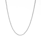 UWIN Men Women Hip Hop Rapper's Chain 3mm 20" 24" 30" Stainless steel Gold Color Rope Link Necklace Fashion Hip hop Jewelry