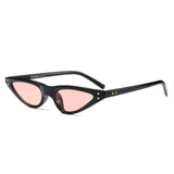 YOOSKE Cat Eye Sunglasses Women Small Triangle Eyeglasses Vintage Stylish Cateye Sun Glasses Female UV400 Glasses 2018 Gifts