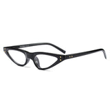YOOSKE Cat Eye Sunglasses Women Small Triangle Eyeglasses Vintage Stylish Cateye Sun Glasses Female UV400 Glasses 2018 Gifts
