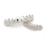 Silver 8 Grillz Top & Bottom